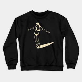 Surfer Girl Styling Crewneck Sweatshirt